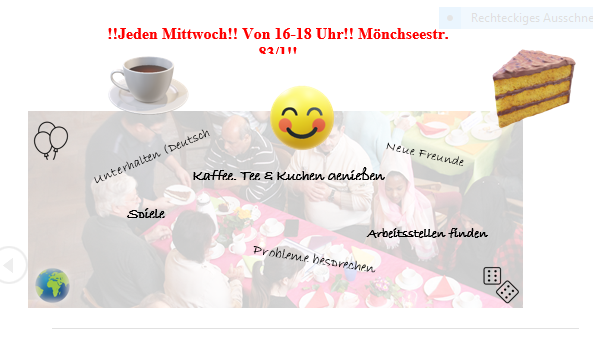 Logo Cafe Brücke Zukunft deutsch